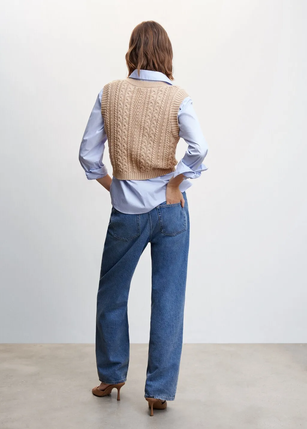 Gilet diagonal