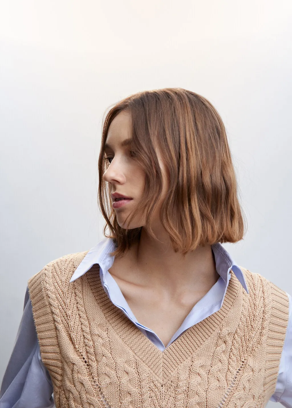 Gilet diagonal