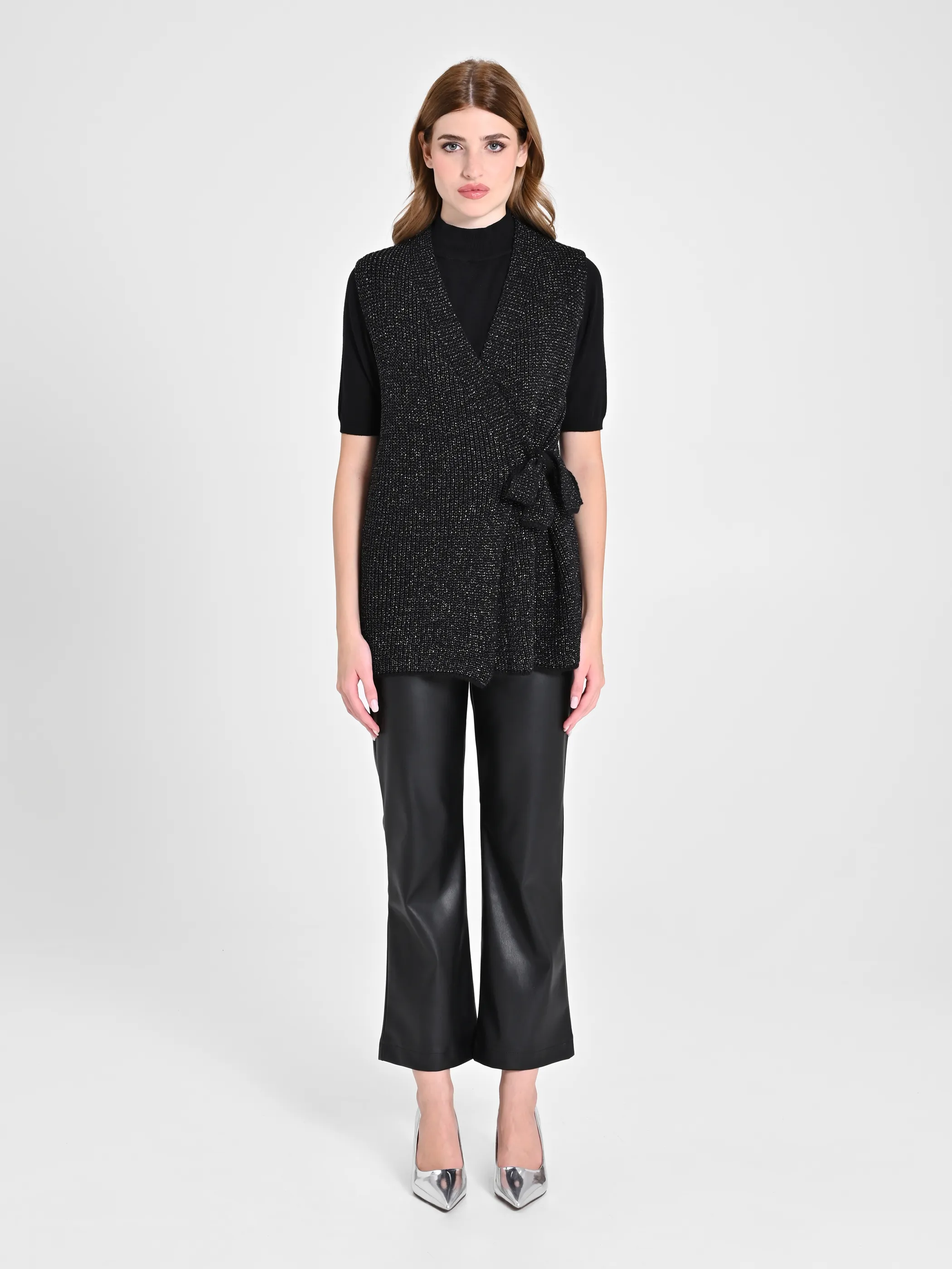      Gilet Fiocco Lurex     