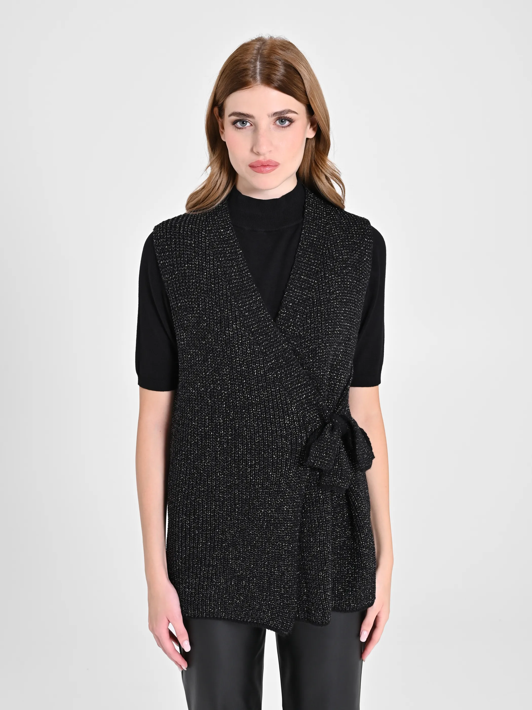      Gilet Fiocco Lurex     