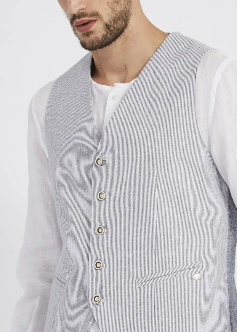 Gilet gessato