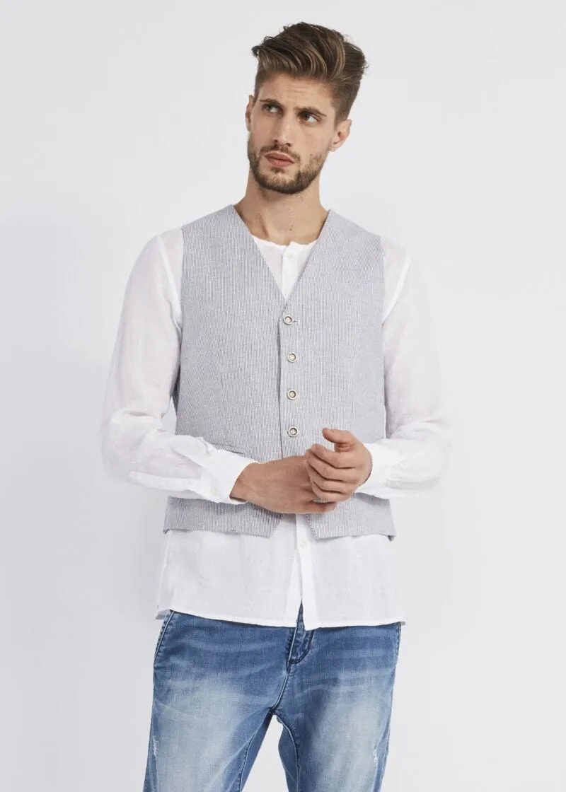 Gilet gessato