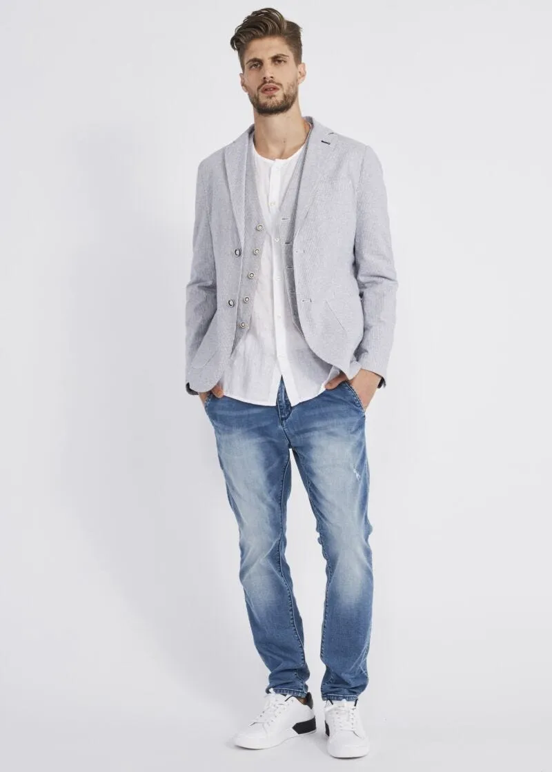 Gilet gessato