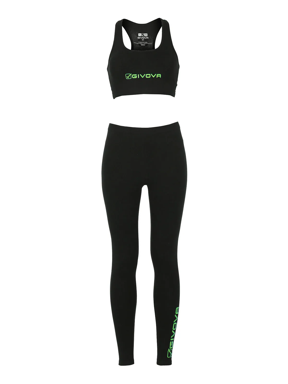 Givova Tenue de sport femme top + legging