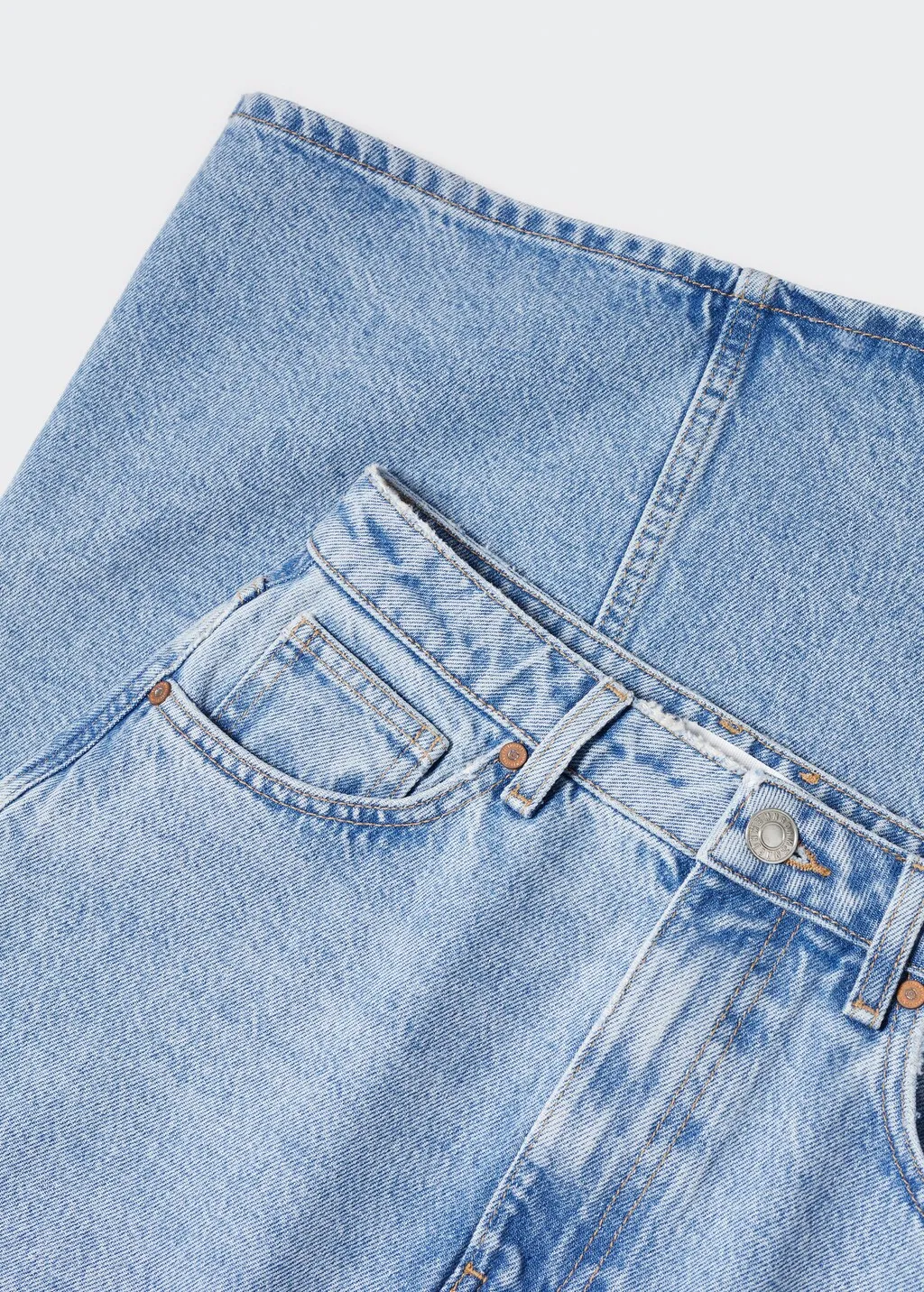 Gonna denim spacco