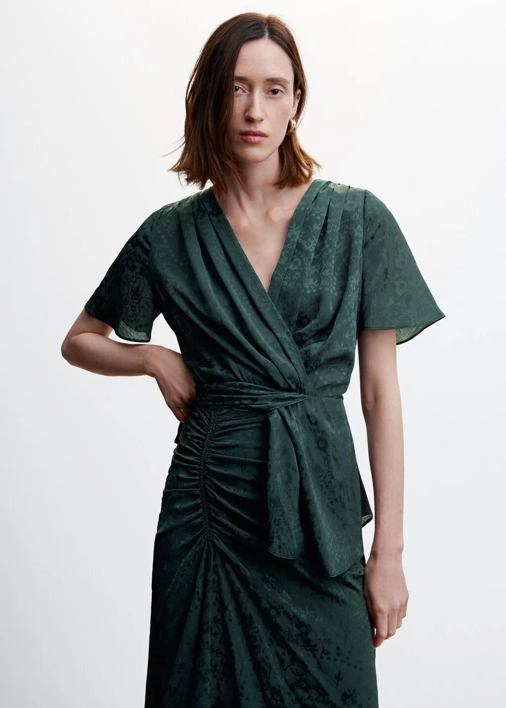 Gonna midi jacquard