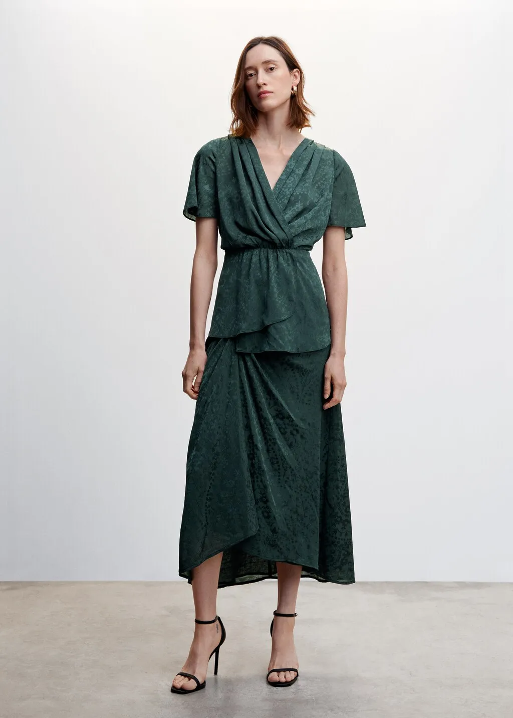 Gonna midi jacquard