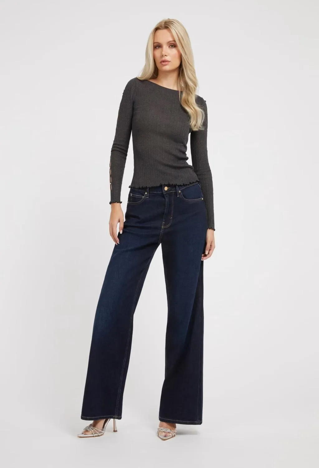 GUESS  Maglione nero lurex