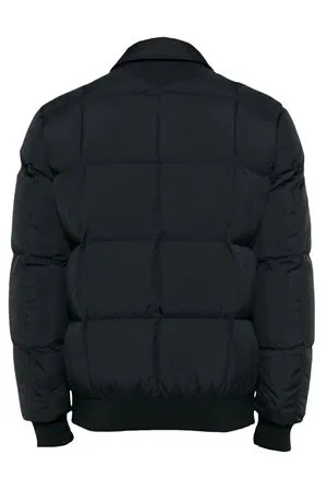 HERNO Abbigliamento,Giubbotti Giacca biker in piumino d'oca nero 