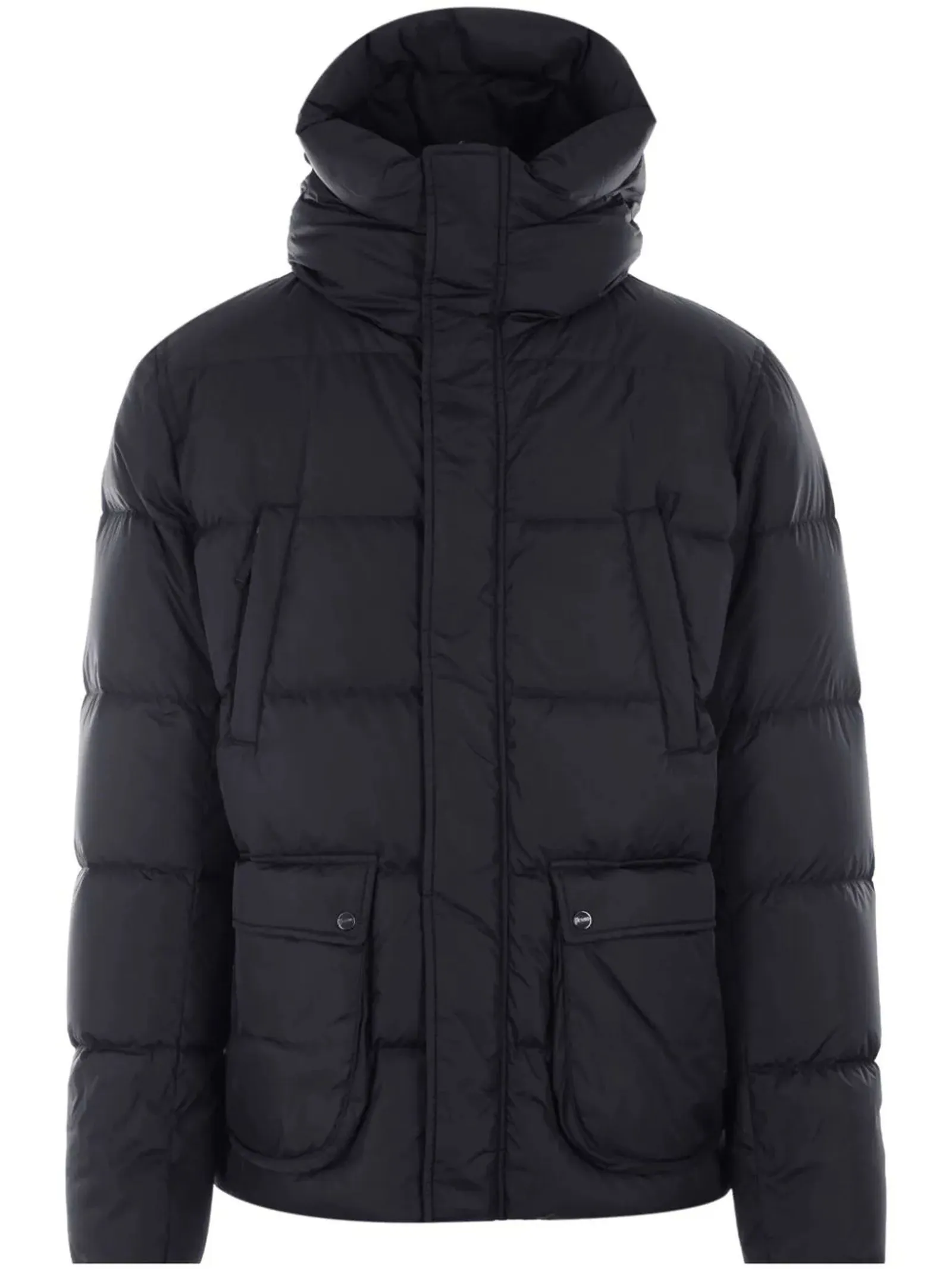 HERNO Abbigliamento,Giubbotti Piumino in nylon nero 