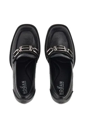HOGAN Calzature,Mocassini Mocassino H623 nero 