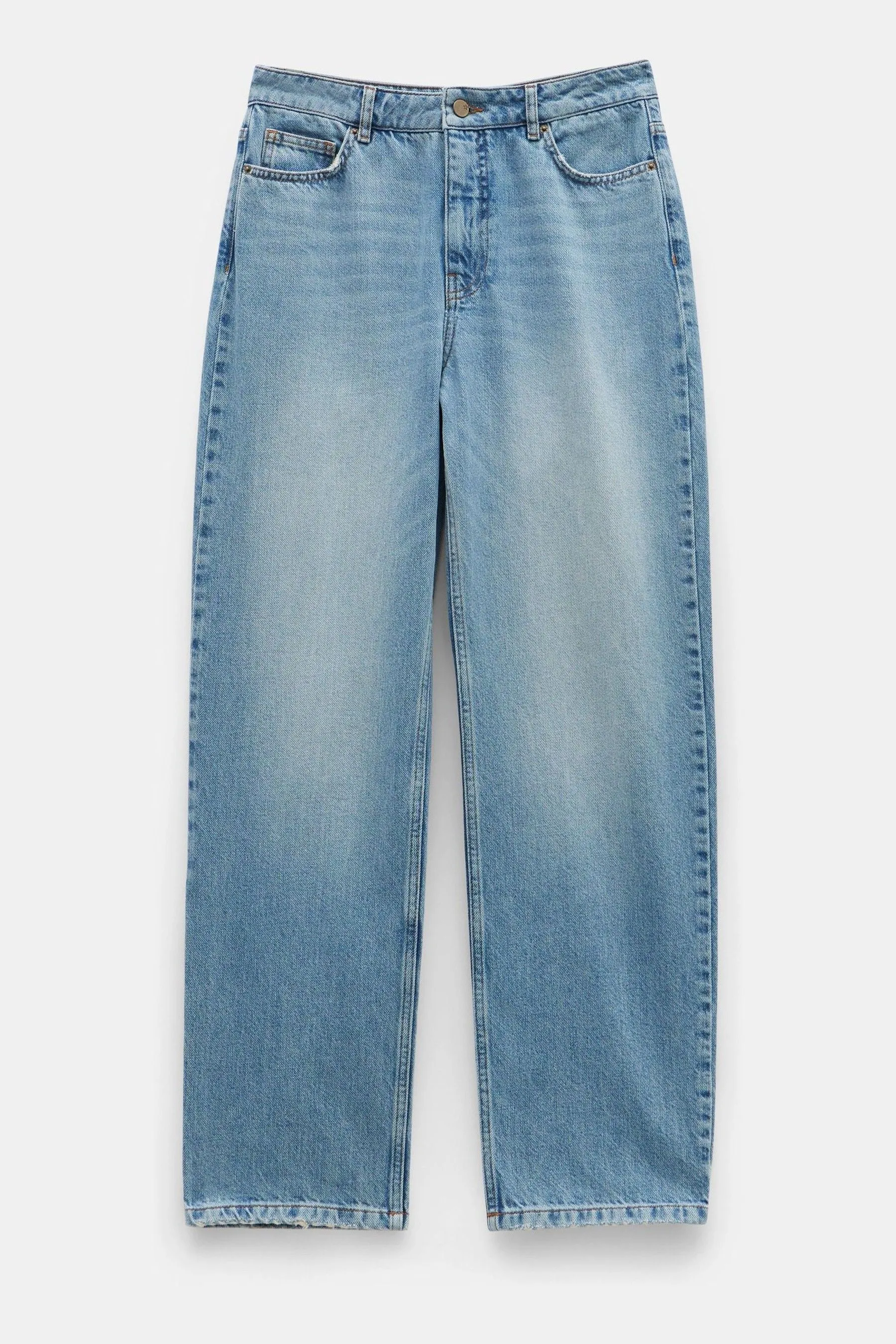 Hush Remy Jeans Dritto Slouch 100% Cotone    