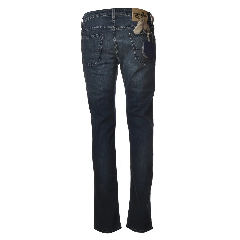 Jacob Cohën - Jeans 5 tasche Slim Fit - Denim Medio-Scuro - Pantaloni - Made in Italy - Luxury Exclusive Collection