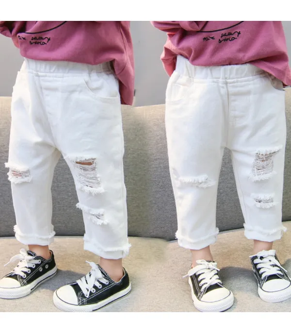 Jeans baby white scratch