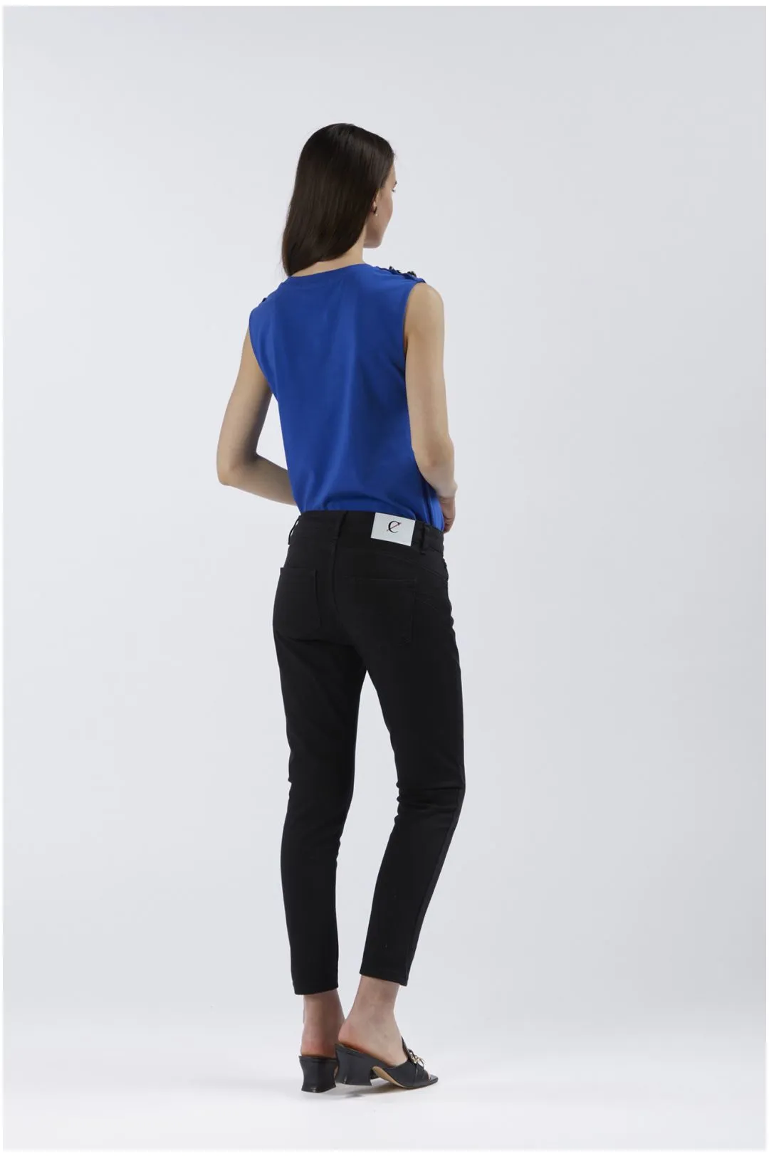 jeans denim skinny in bull denim nero