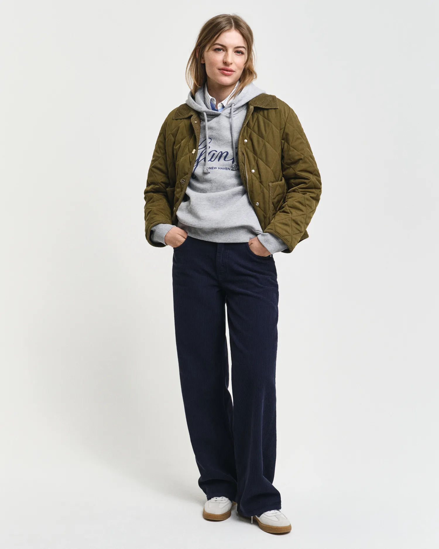Jeans in velluto a coste relaxed fit    