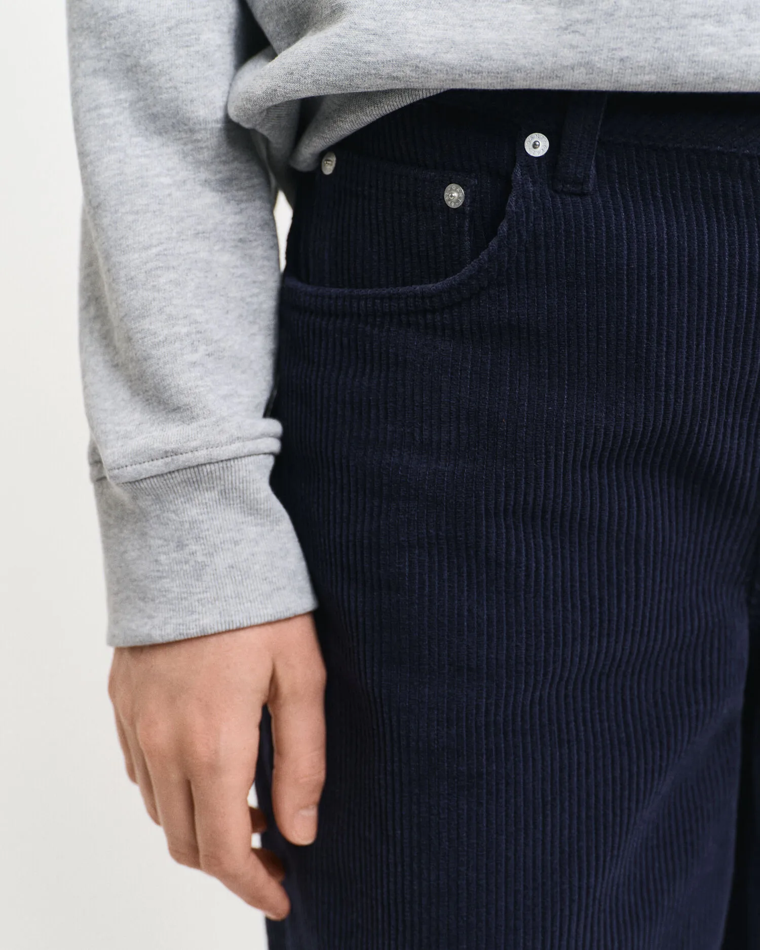 Jeans in velluto a coste relaxed fit    