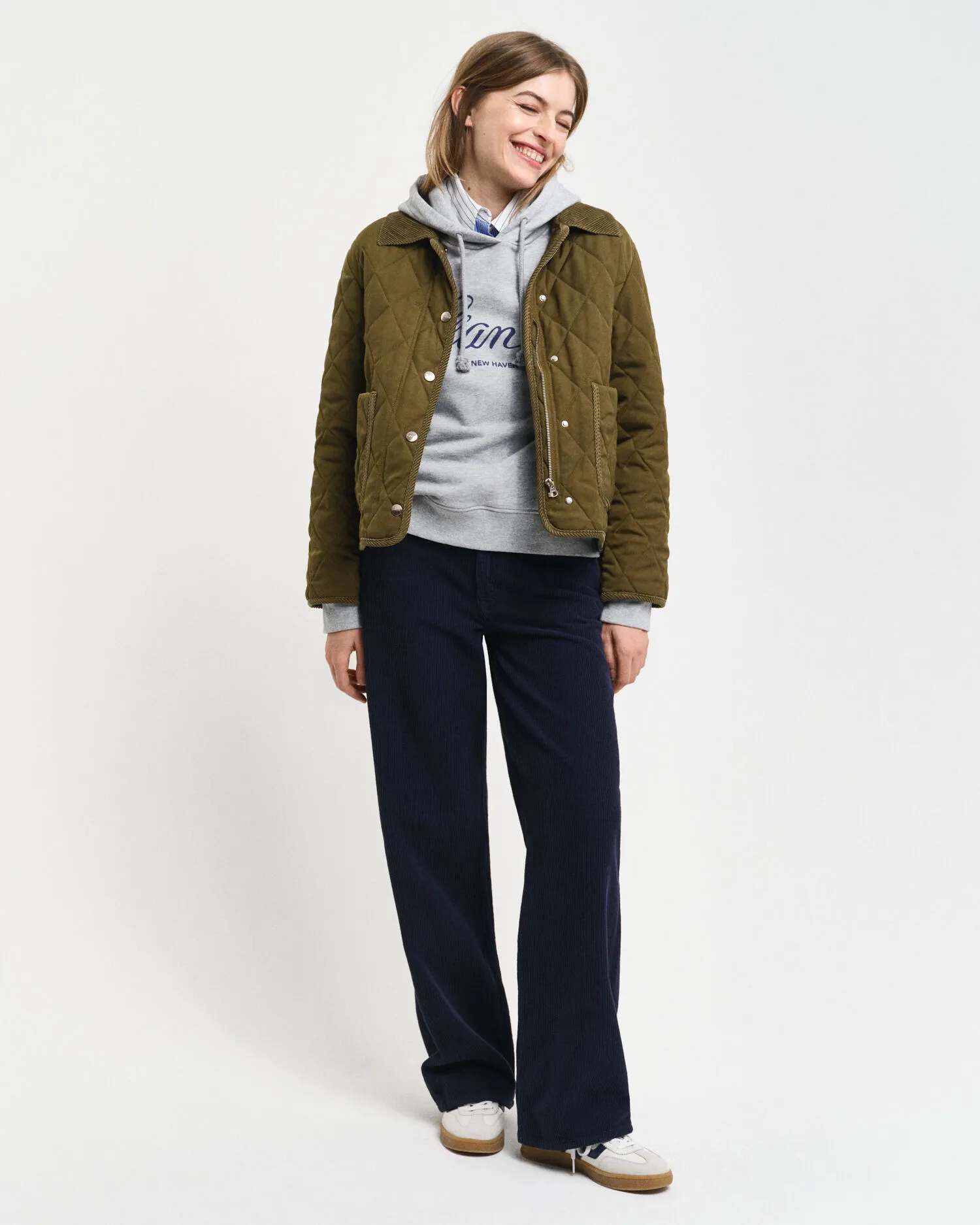 Jeans in velluto a coste relaxed fit    