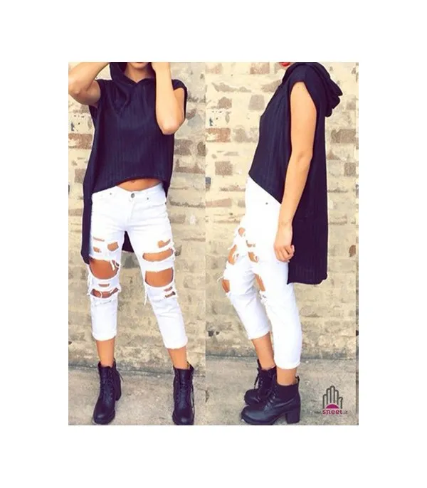 Jeans Lorenz Bianco
