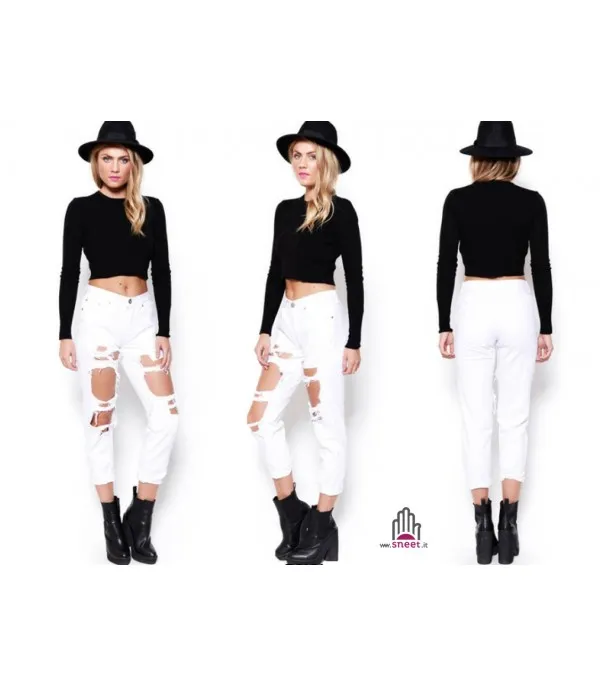 Jeans Lorenz Bianco