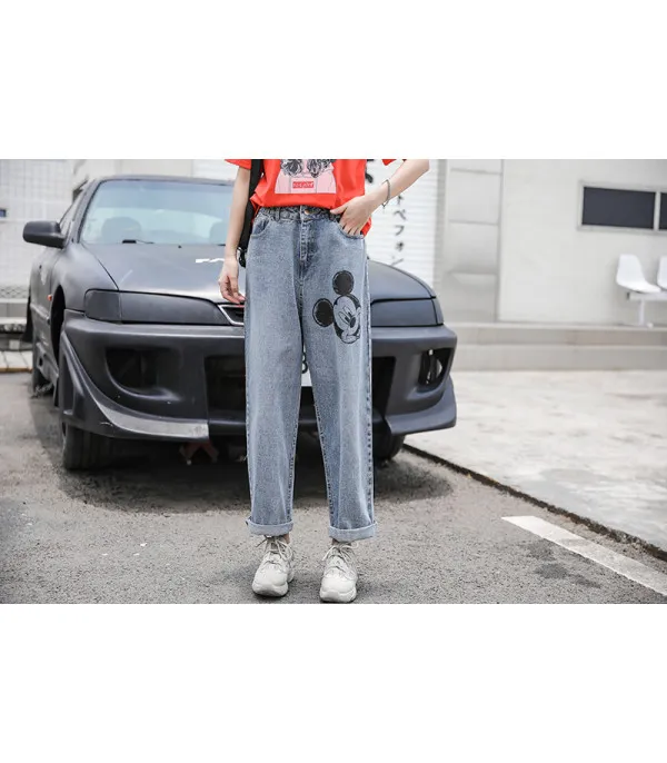 Jeans Mickeymouse leg