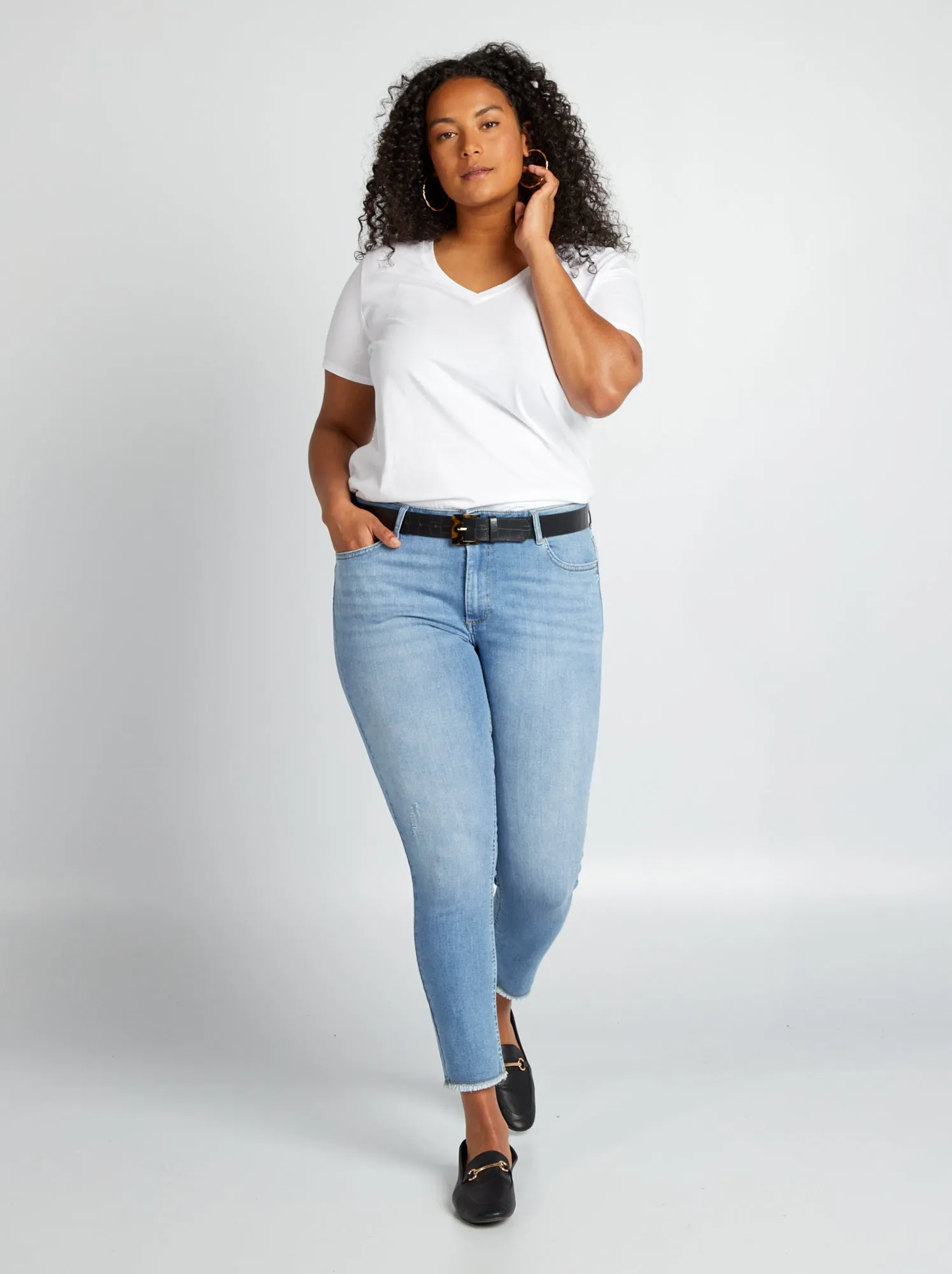 Jeans skinny 'Only Carmakoma' - BLU