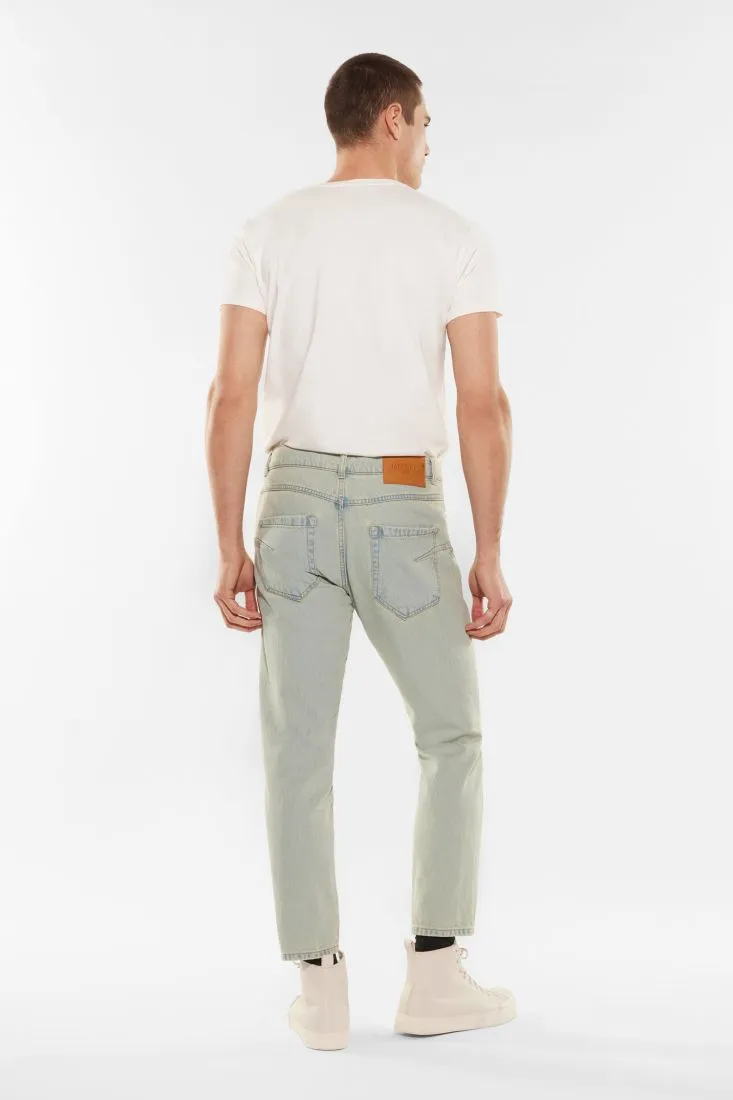 Jeans slim-fit in puro cotone con cinque tasche