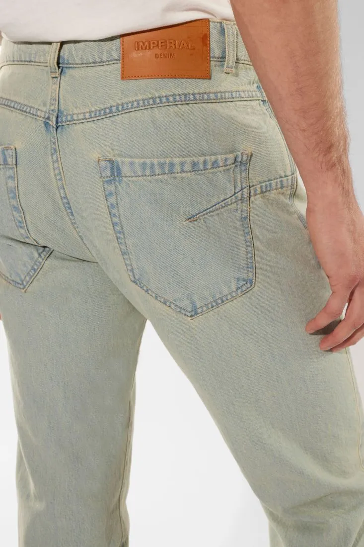 Jeans slim-fit in puro cotone con cinque tasche