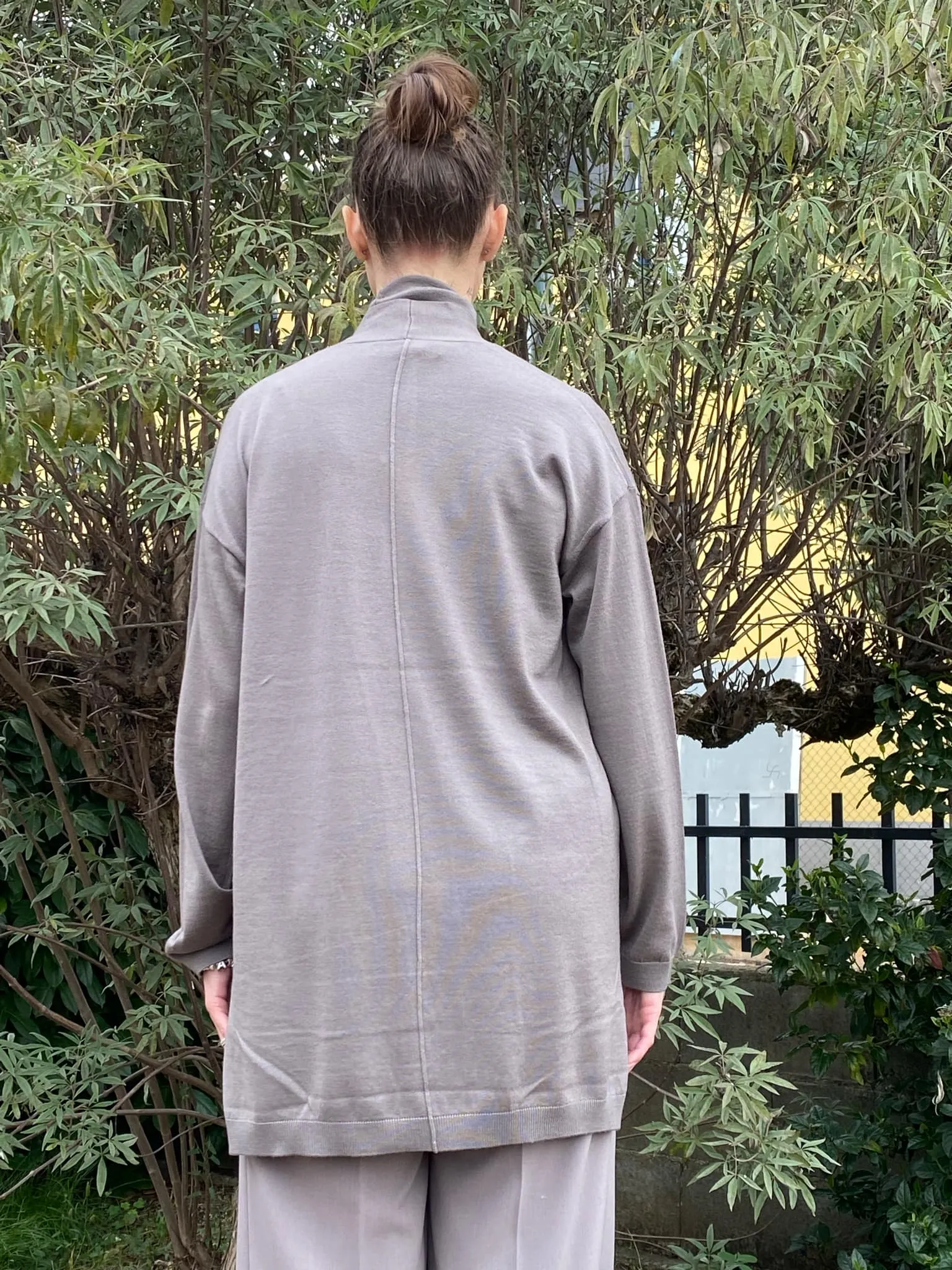 KAOS DONNA cardigan donna lungo senza bottoni QI1NT010
