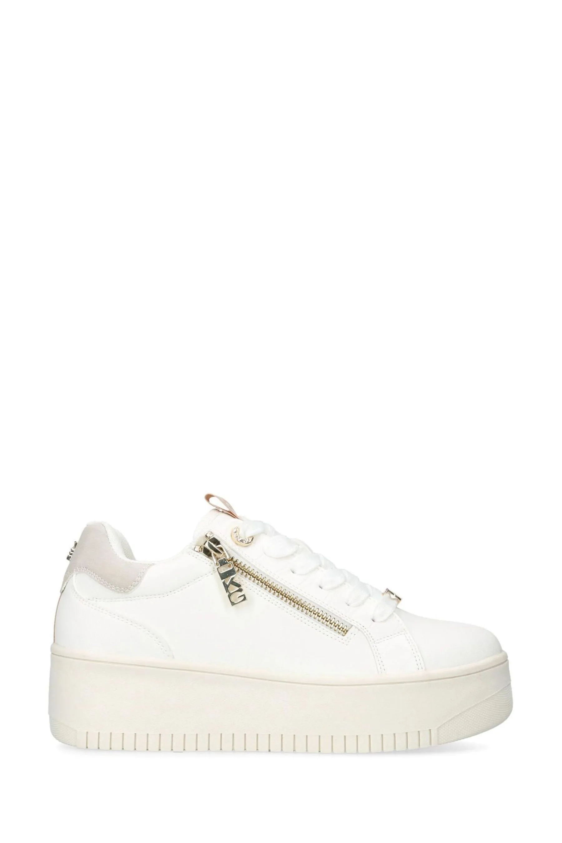 KG Kurt Geiger - Leslie - Scarpe da ginnastica con zip laterale    