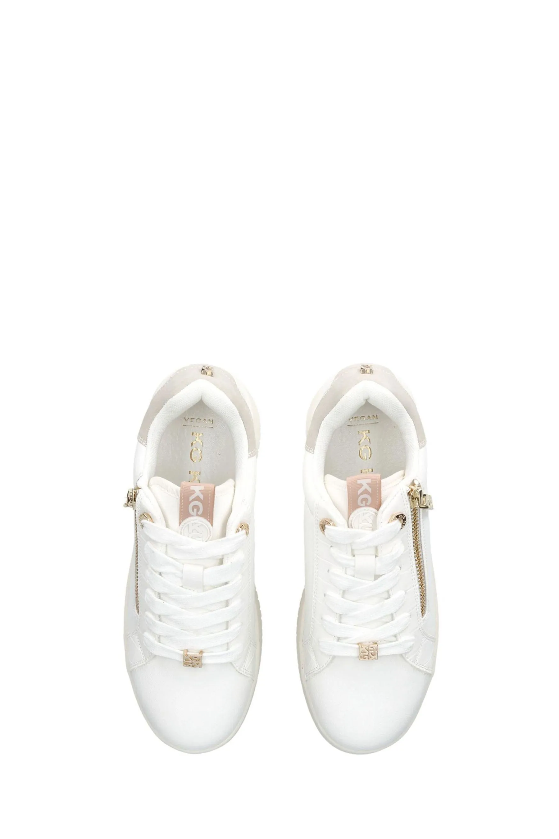 KG Kurt Geiger - Leslie - Scarpe da ginnastica con zip laterale    