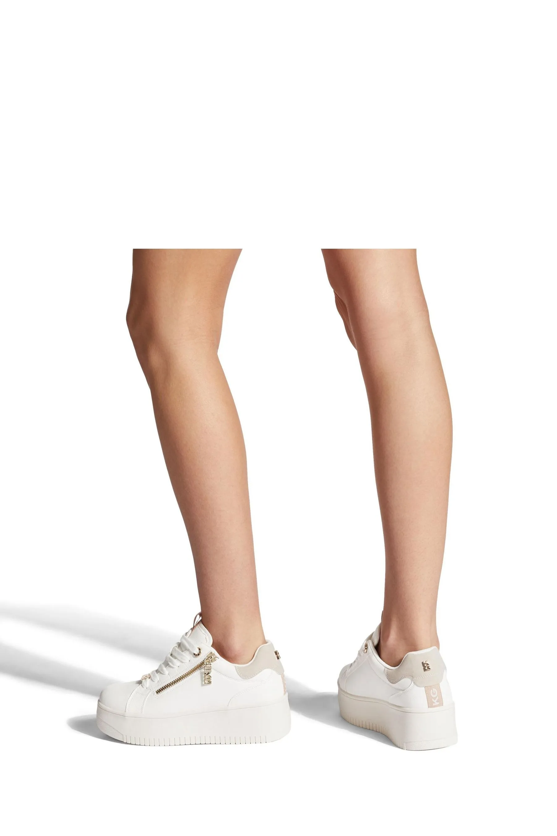 KG Kurt Geiger - Leslie - Scarpe da ginnastica con zip laterale    