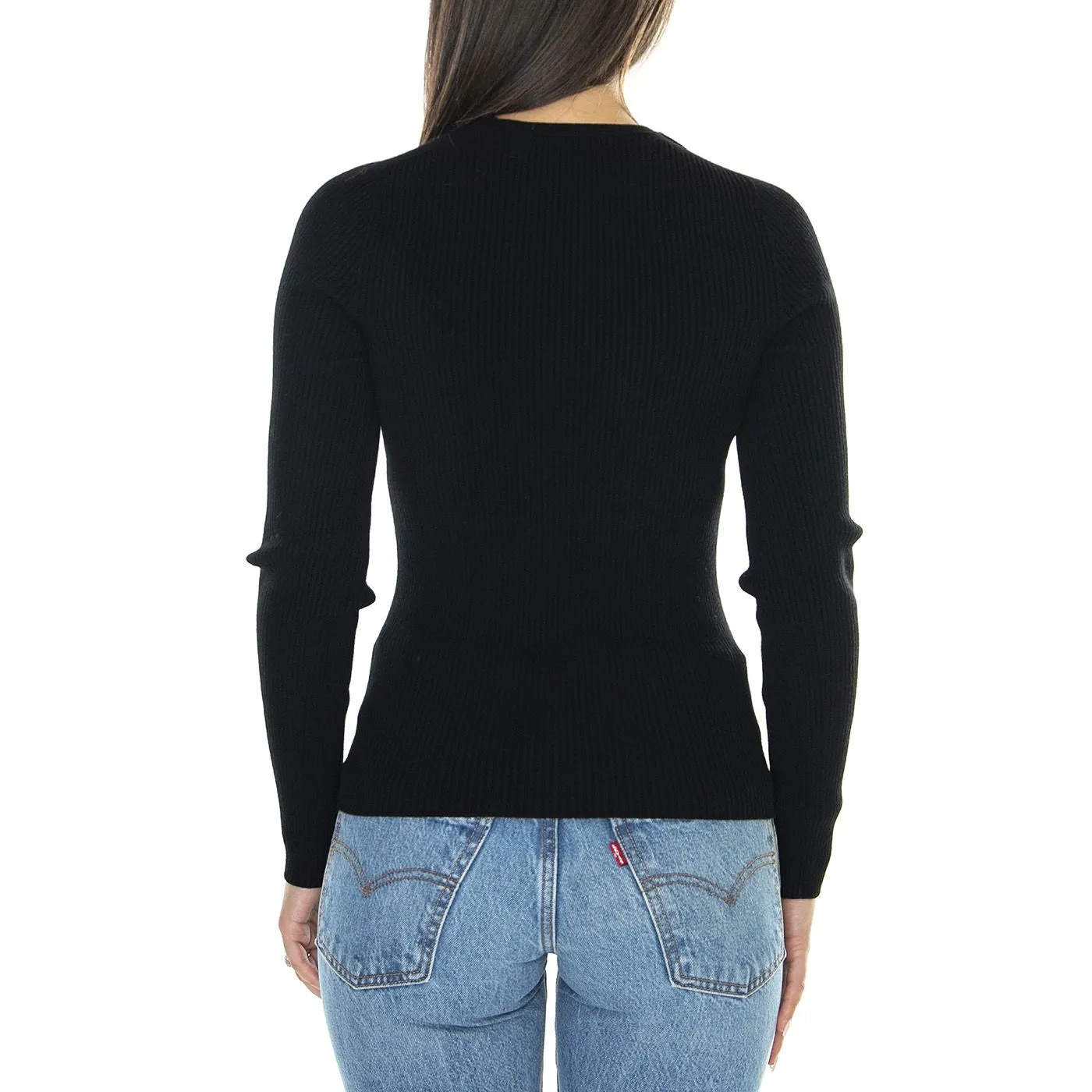 Lacoste Pullover AF0625-031 - Maglione Donna Nero    