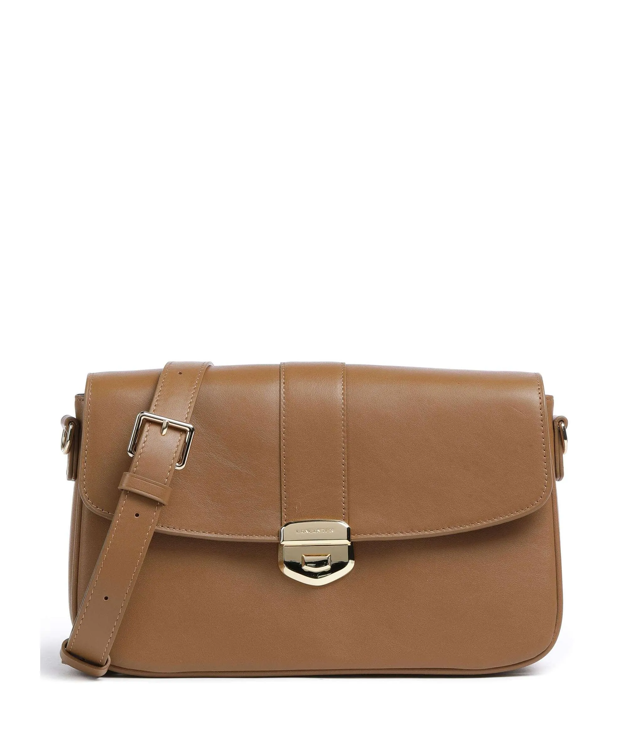  Lancaster Donna Fia Borsa a tracolla pelle di vacchetta finemente grana marrone  