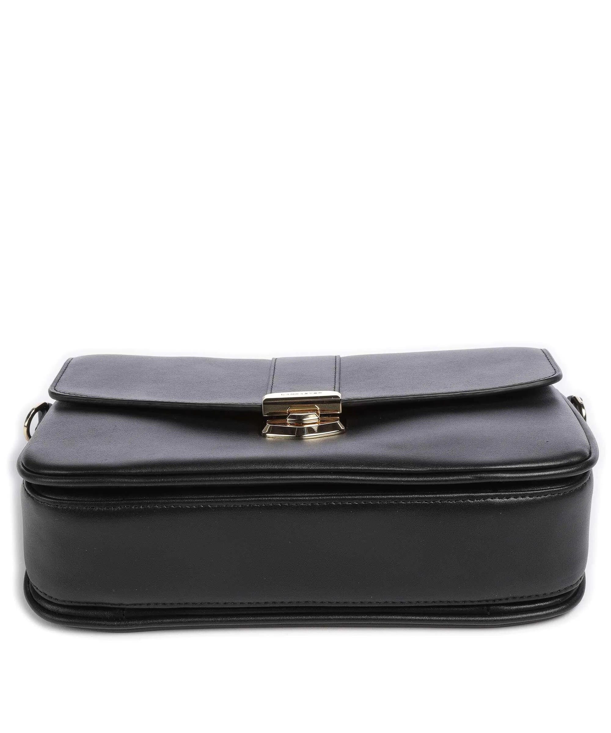  Lancaster Donna Fia Borsa a tracolla pelle di vacchetta finemente grana nero  