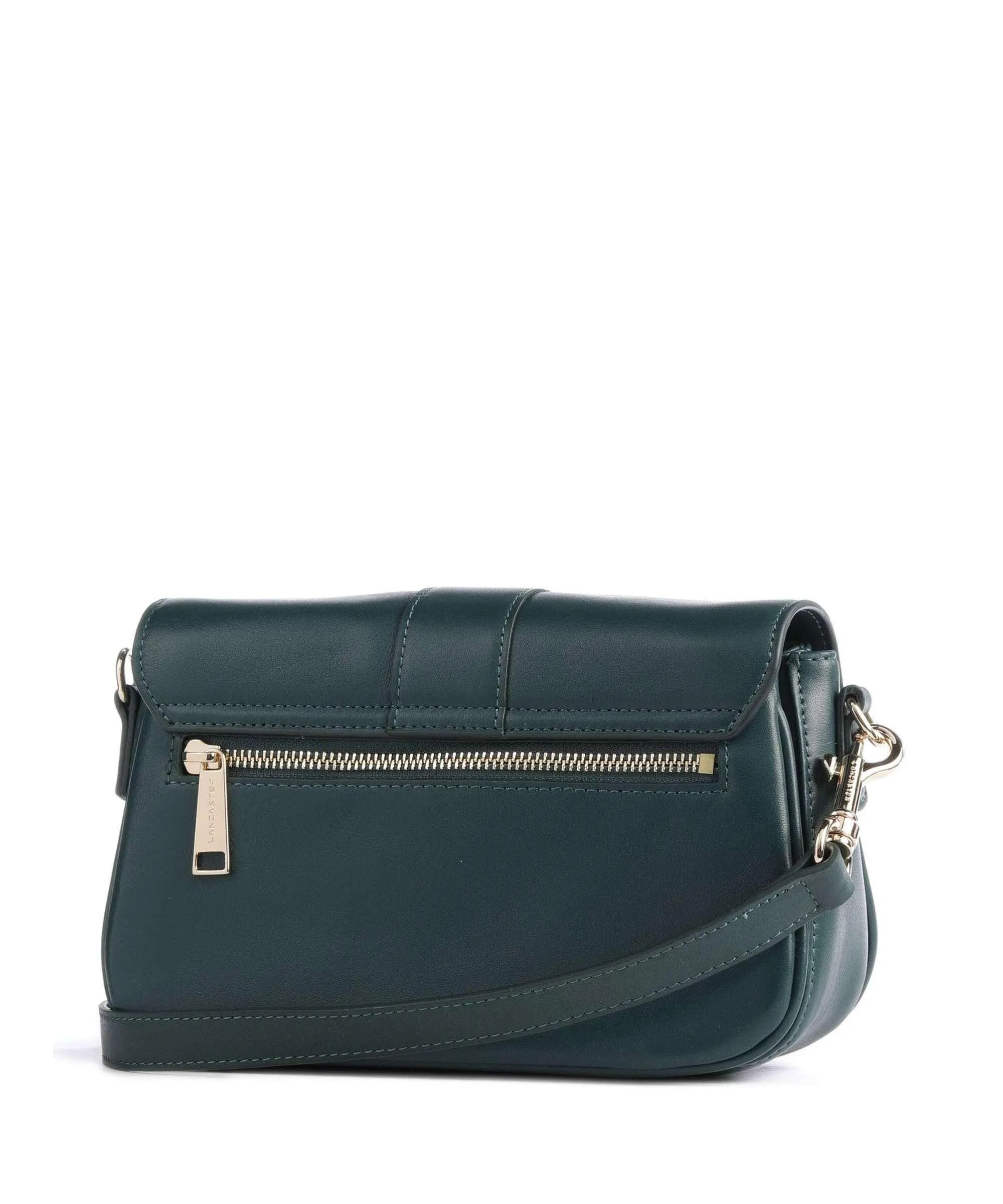  Lancaster Donna Fia Borsa a tracolla pelle di vacchetta finemente grana verde scuro  