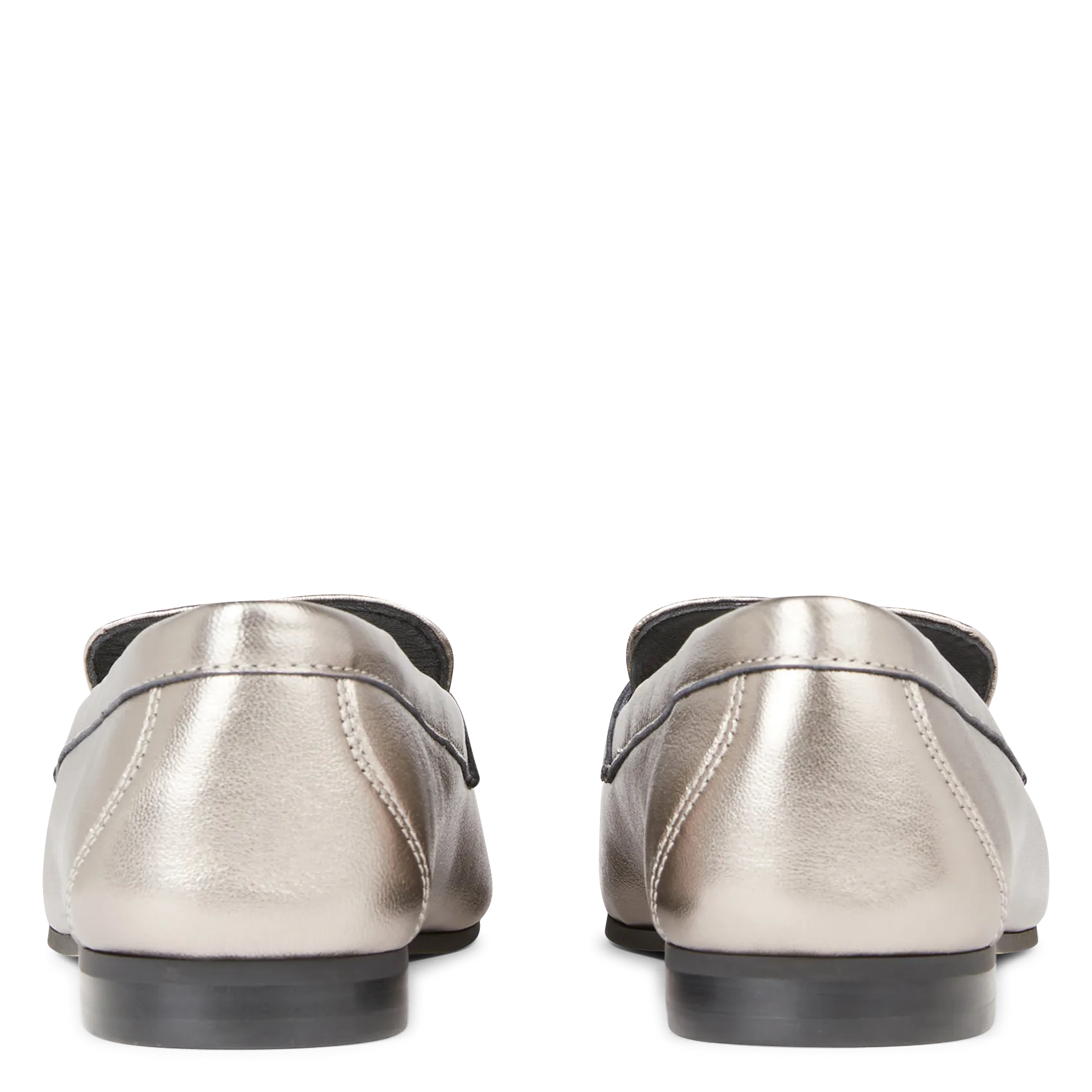  LIU JO   EMEL 01 - Mocassini in pelle effetto crackle metallizzata | Argento 