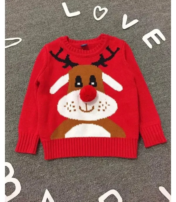 Maglione bimbo renna christmas