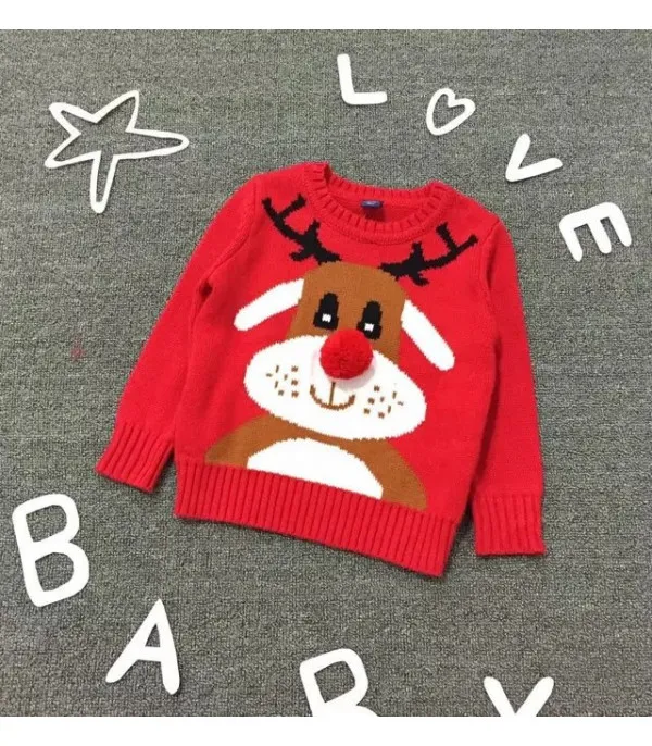 Maglione bimbo renna christmas