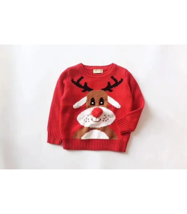Maglione bimbo renna christmas