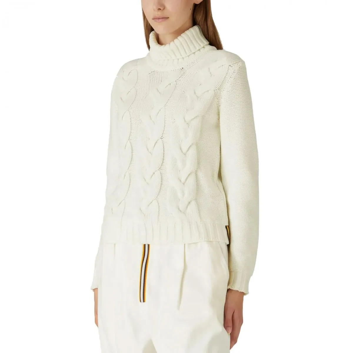 Maglione Clairie Braid White
