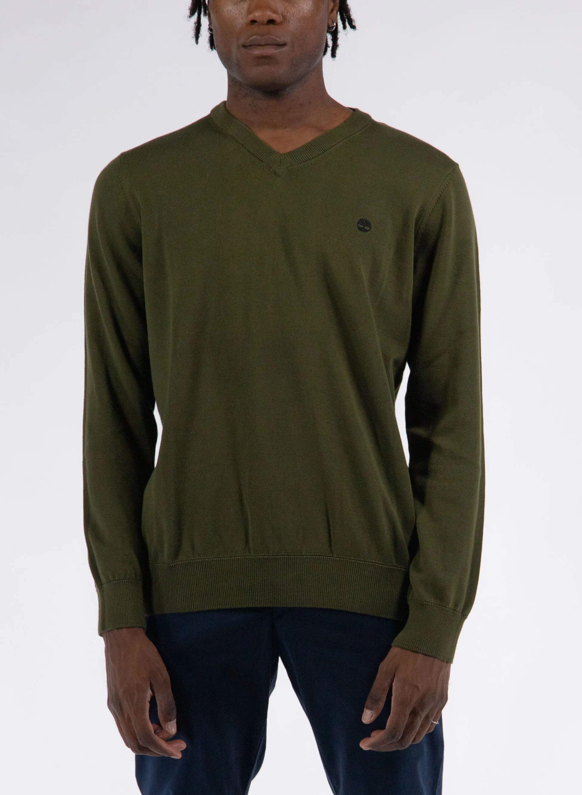 maglione collo a v