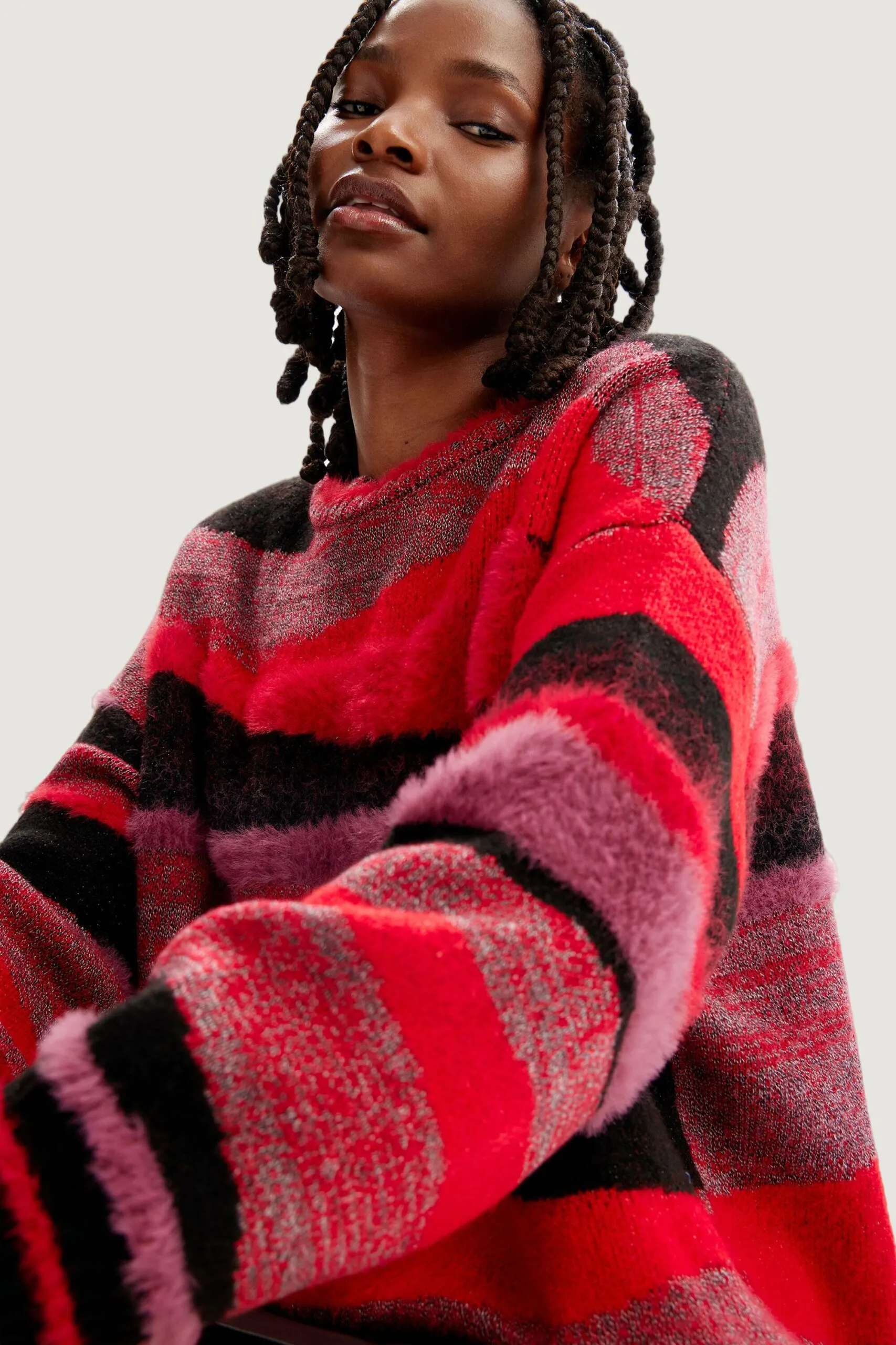 Maglione Desigual dante Rosso