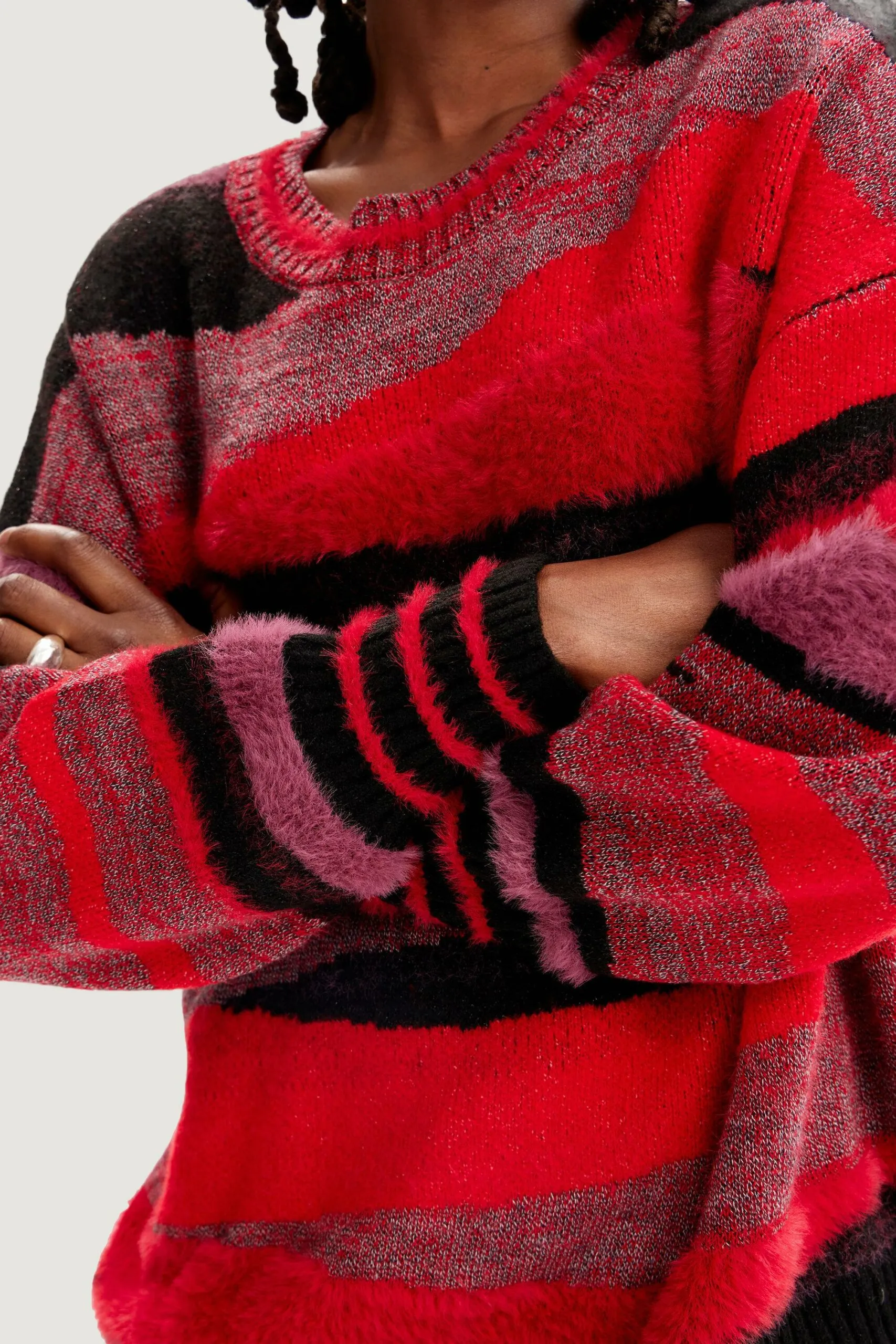 Maglione Desigual dante Rosso