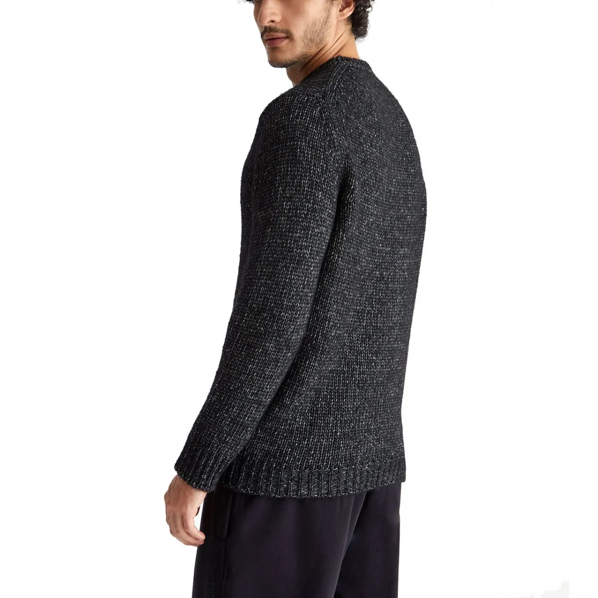 Maglione Girocollo Cinysolid Nero