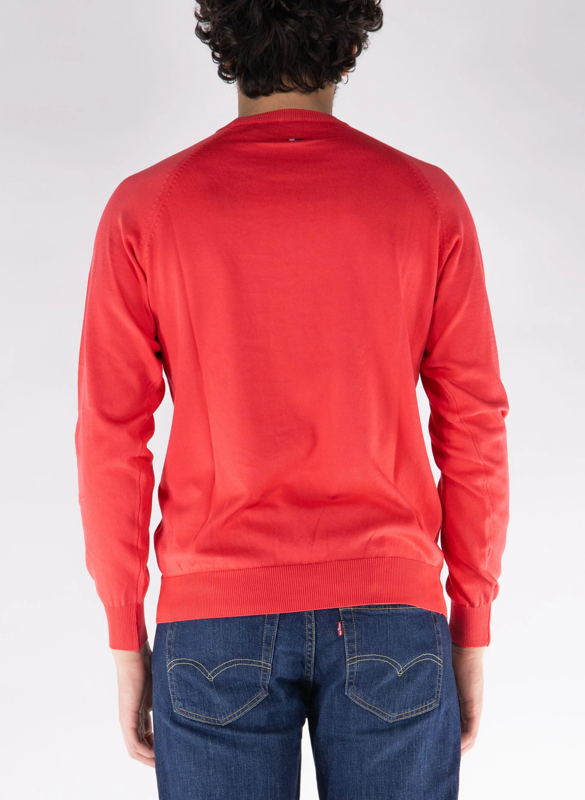 maglione girocollo con logo
