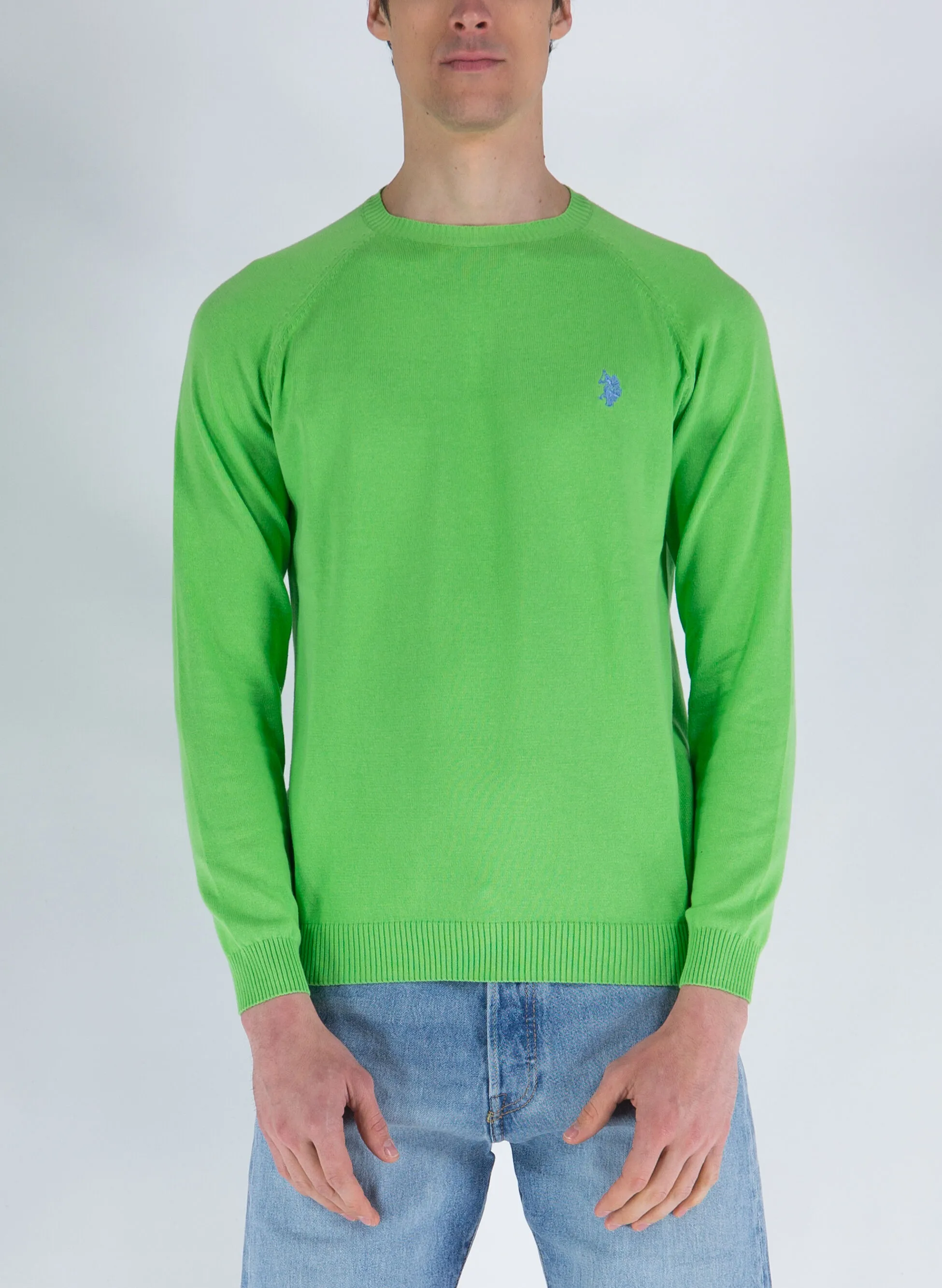 maglione girocollo in cotone