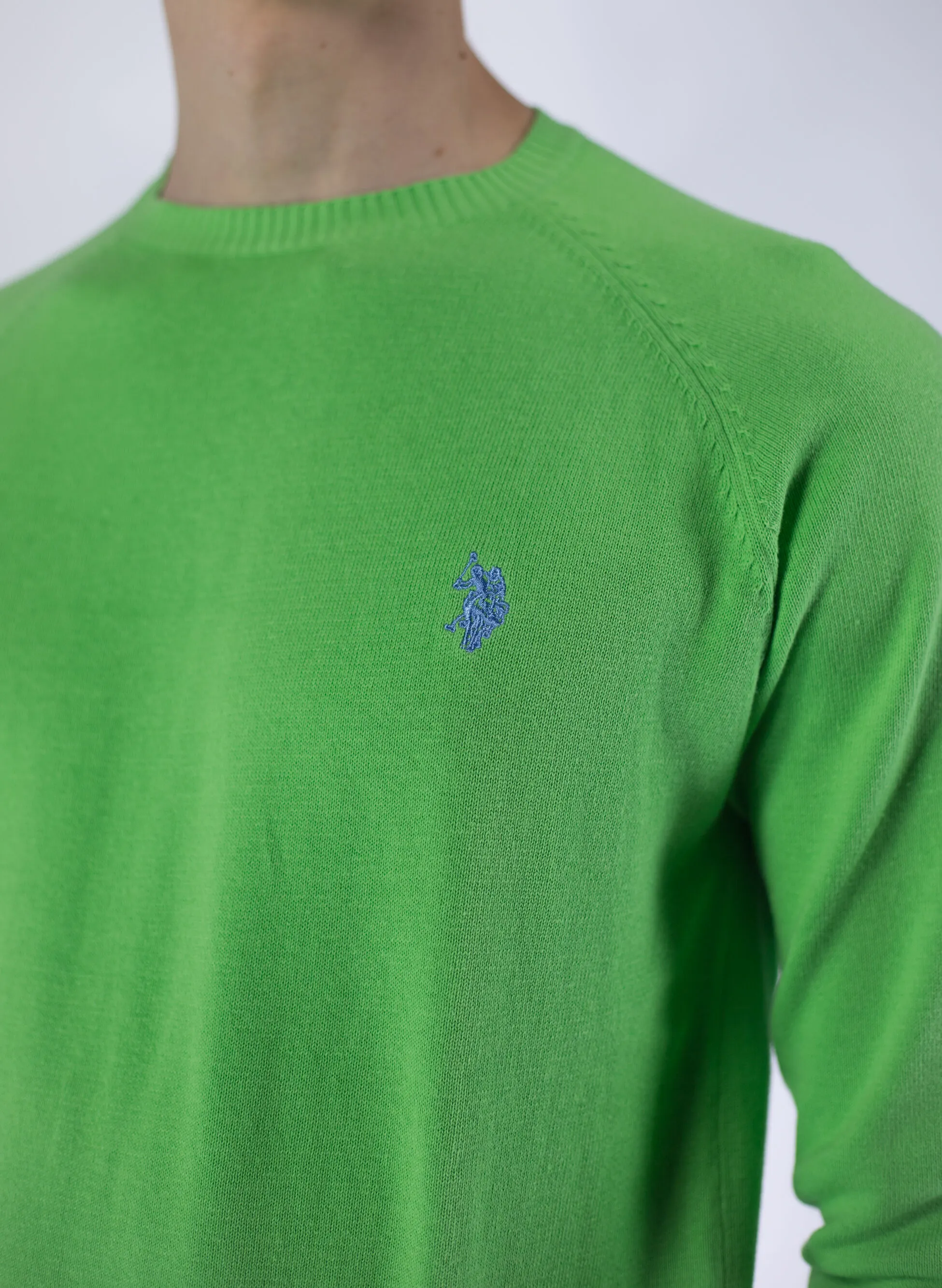 maglione girocollo in cotone