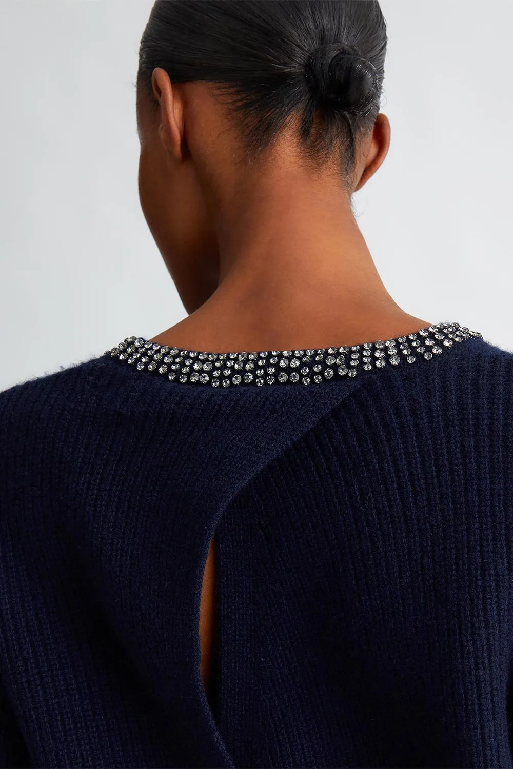 Maglione in Lana con Strass