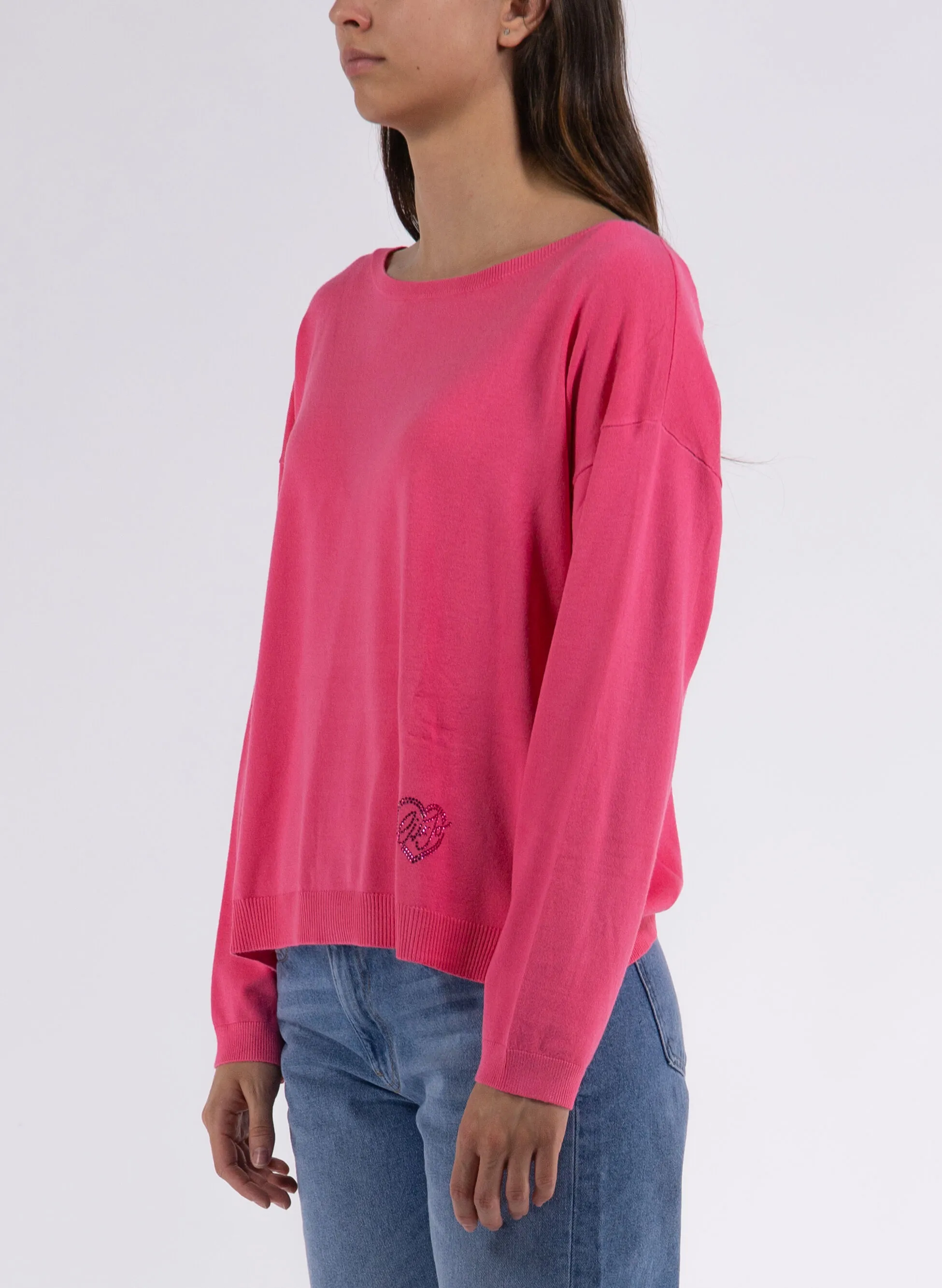 maglione rasato scollo barca